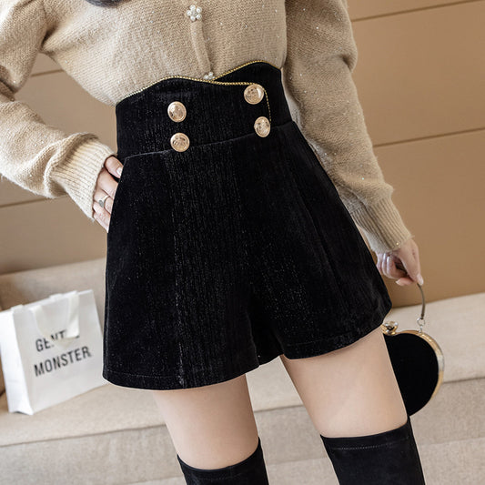 Korean Version Of The High-waisted Slim All-match Outer Wear Boot Trousers
