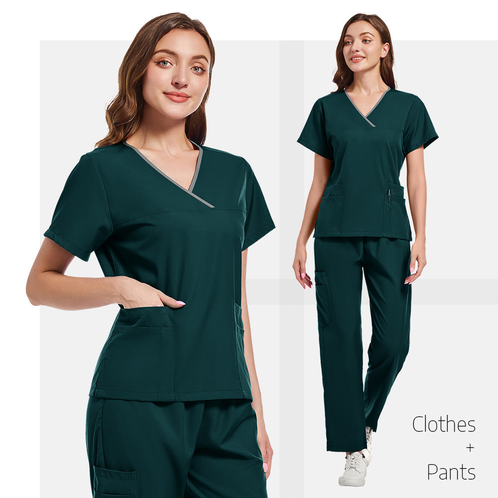 Uniform Sets Stretchy, Quick-drying Surgical Scrubs For Medical Staff In Operating Rooms