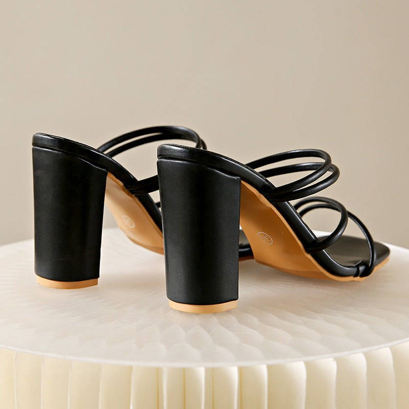 New Super Slimming White Sandals For Women Summer
