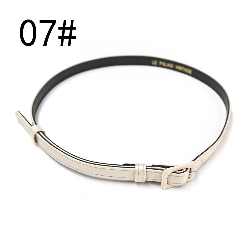 Universal With Candy-colored Superfine Satin Delicate Belt