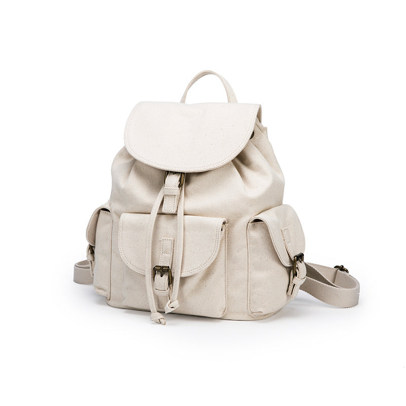 Sweet And Cute Simple Ins Strap Drawstring Backpack