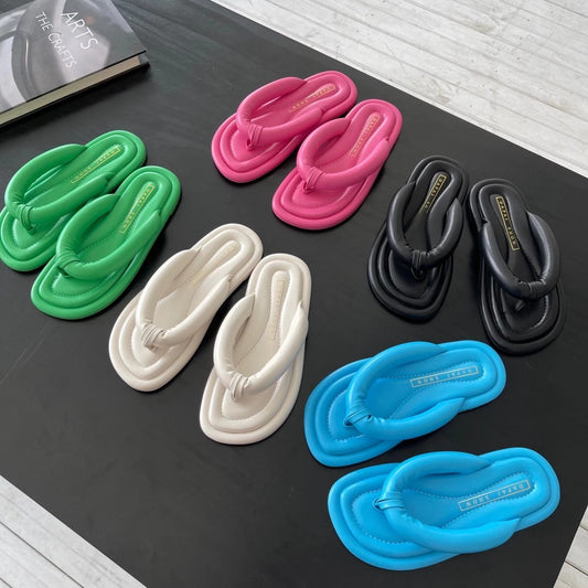Flat-bottomed Soft Flip-flops For Women