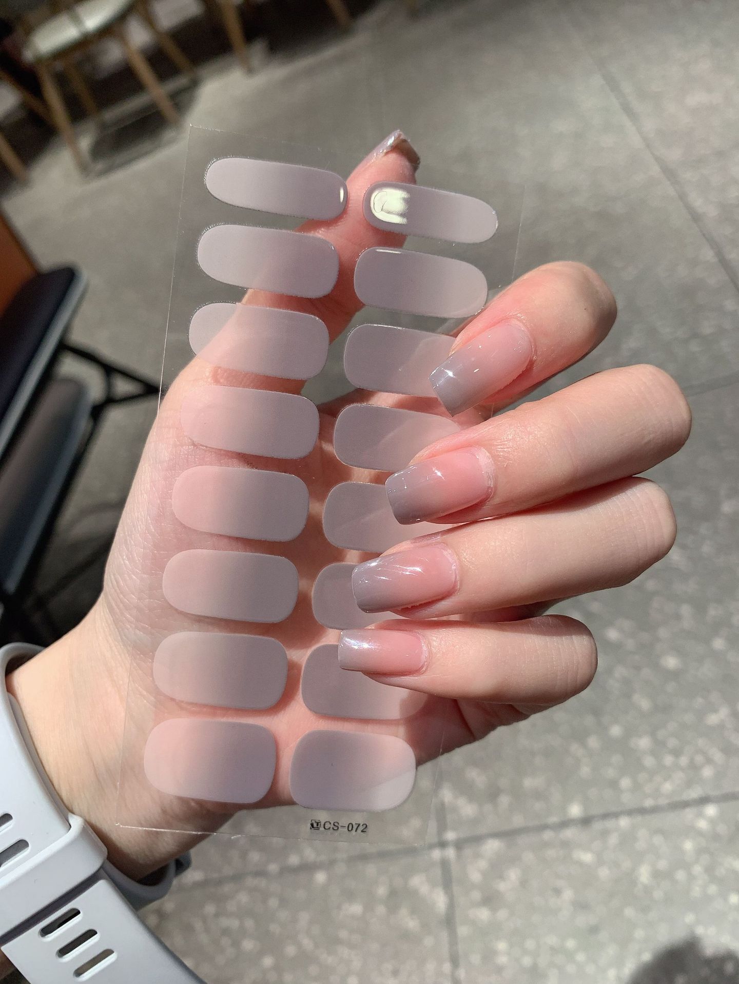 Gradient Color Nail Sticker Spring And Summer Comely Finger