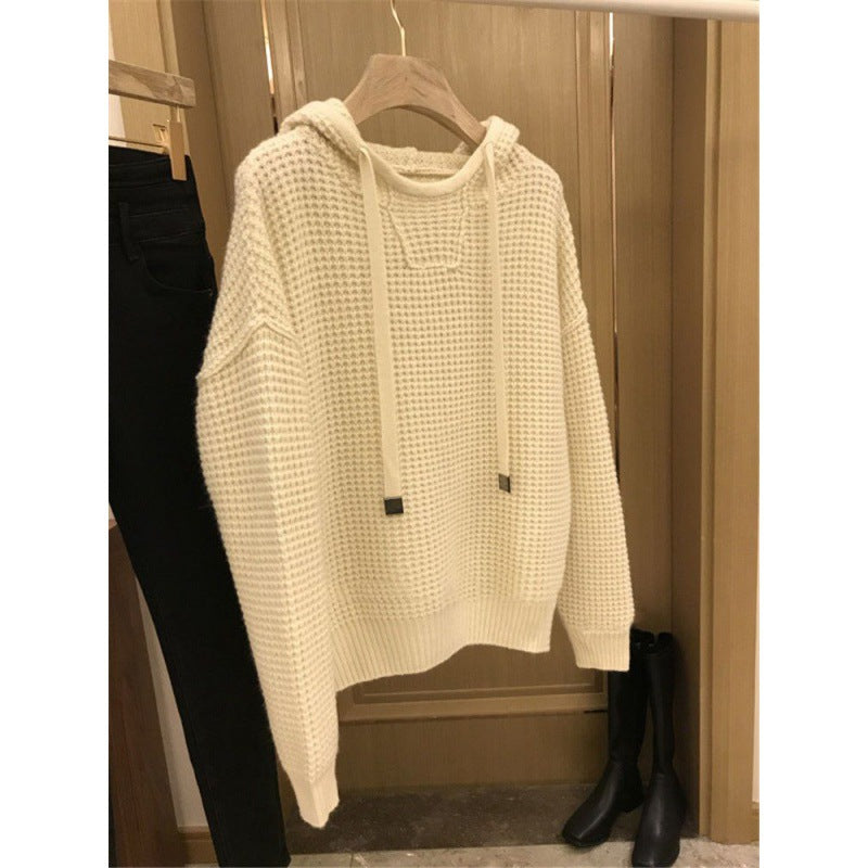 Hooded Sweater Sweater Men's Versatile Color Sweater Youth Long Sleeve