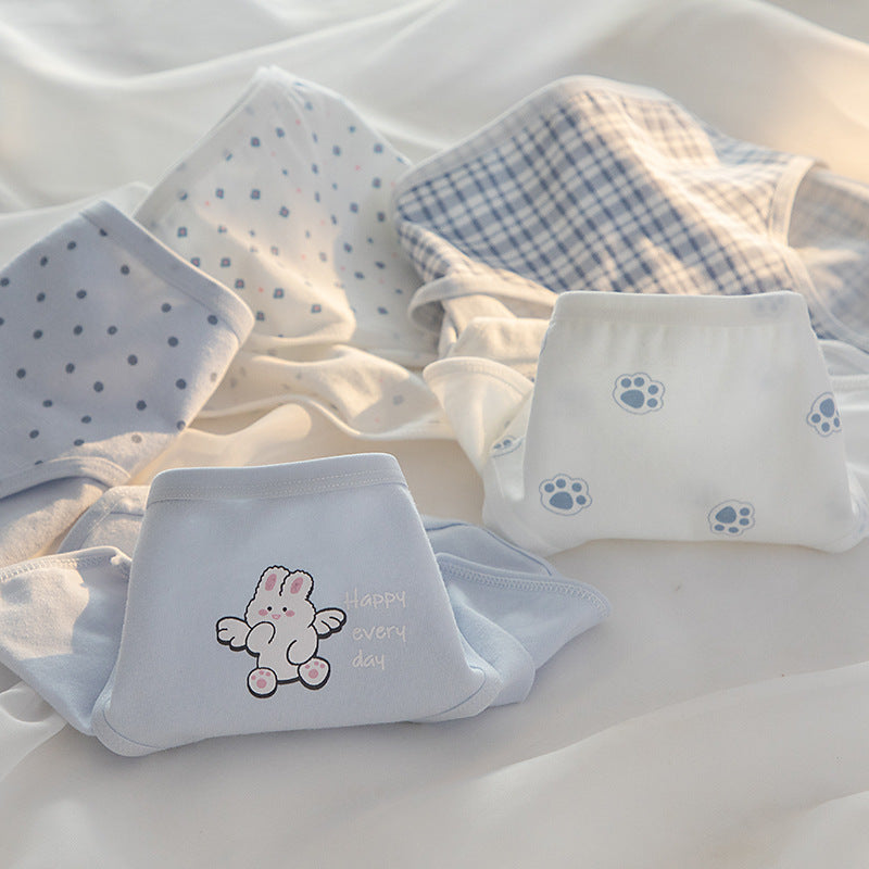 Women's Fashion Casual Cute Print Cotton Inner Crotch Panties