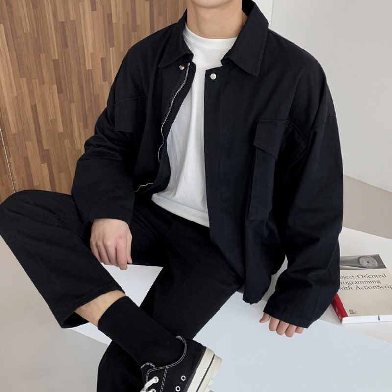Men's Casual Loose Cotton Jacket