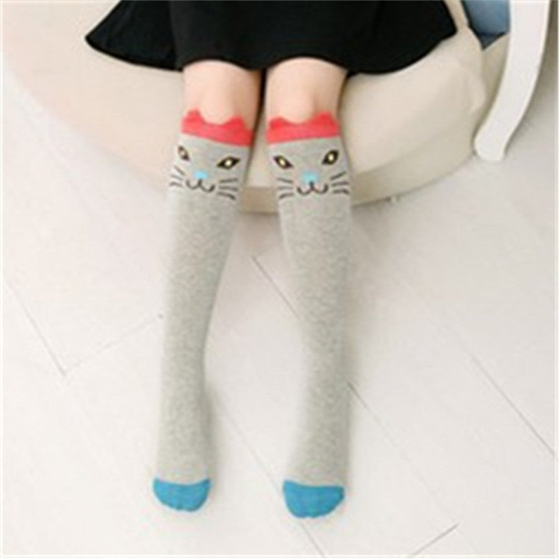 Children's Straight Tube Socks Over The Knee Stockings