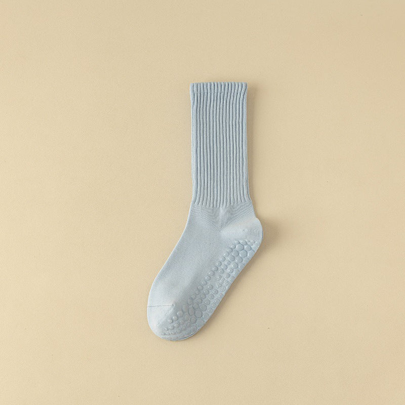 Women's Pilates Mid-calf Silicone Non-slip Yoga Socks
