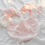 Women's Fashion Casual Cute Print Cotton Inner Crotch Panties