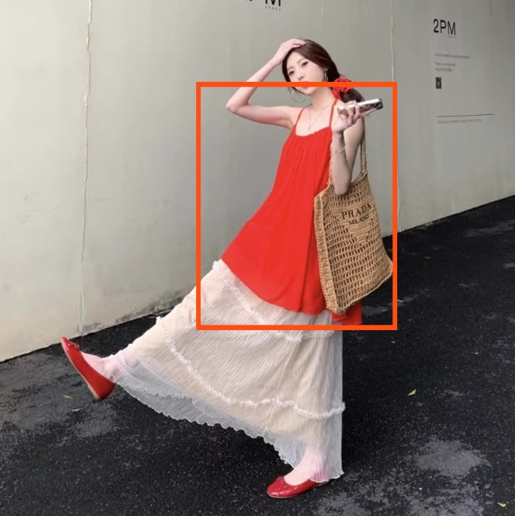 Loose-fitting Halterneck Sleeveless Camisole Womens Mesh A-line Skirt Two-piece Set