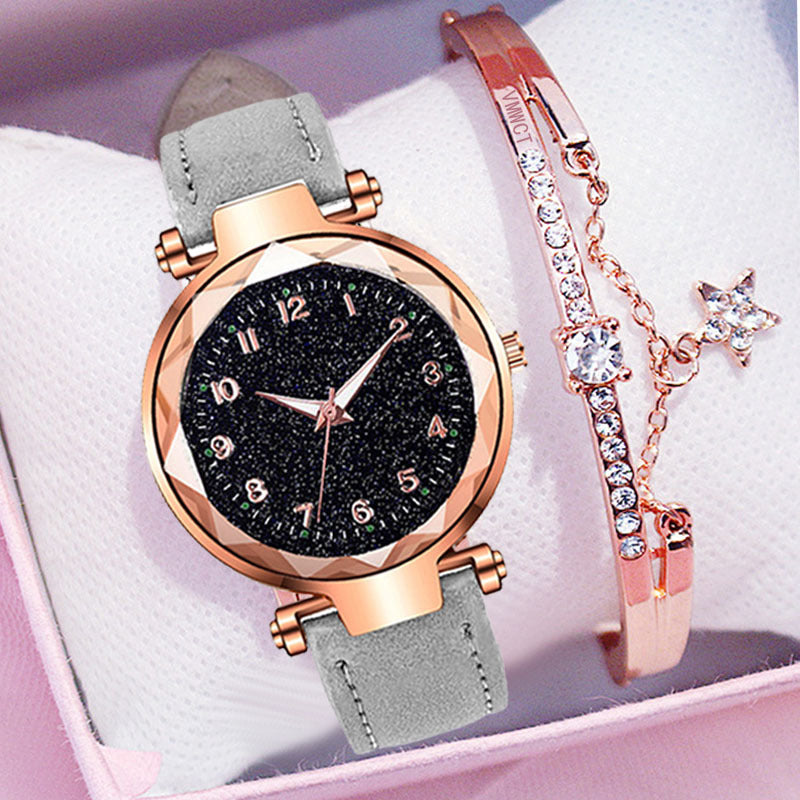 Fashion Starry Sky Trend Casual Student Watch