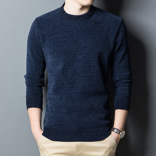 Men's Young And Middle-aged Loose Bottoming Sweater