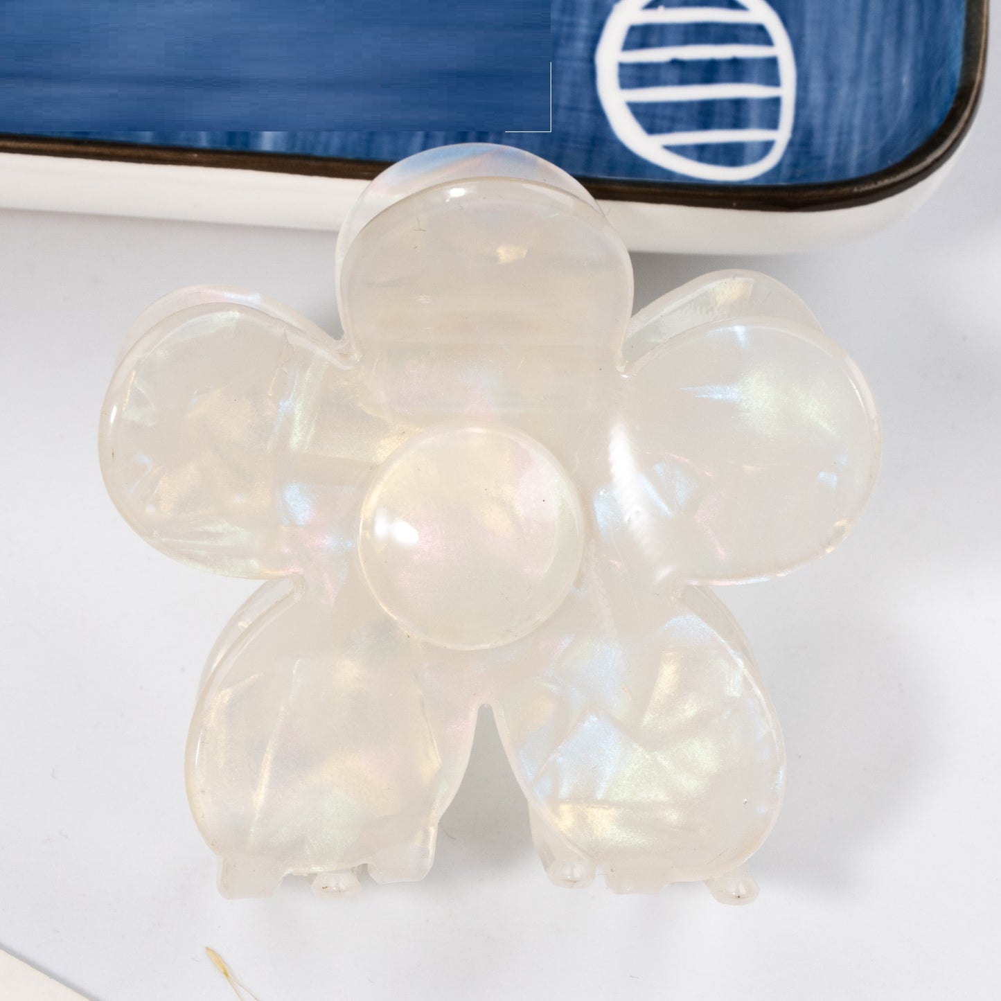 Summer New Retro Simple Acrylic Flower Hair Clip
