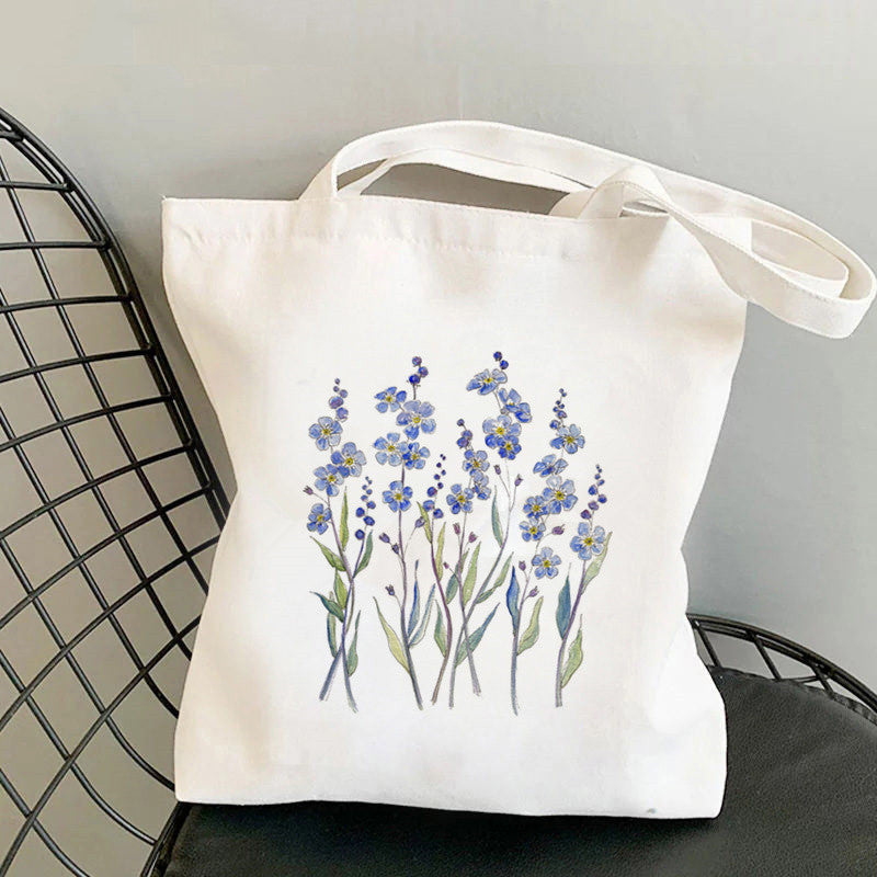 Printed Canvas Personalized One Shoulder Women's Fashionable Handbag