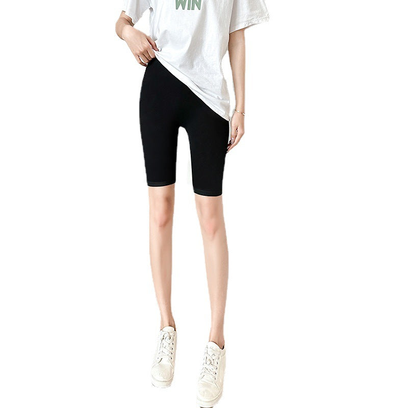 Kvinders Moderne Enkle Rhinestone Tætsiddende Fem-punkts Leggings
