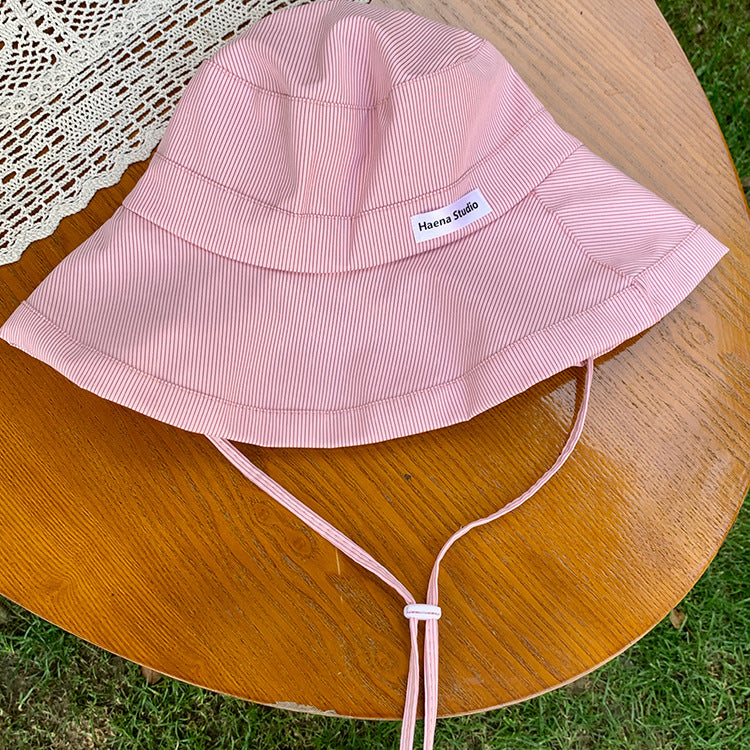 Mint Sweetheart Sun-shade Fisherman Hat Female Big Head Circumference