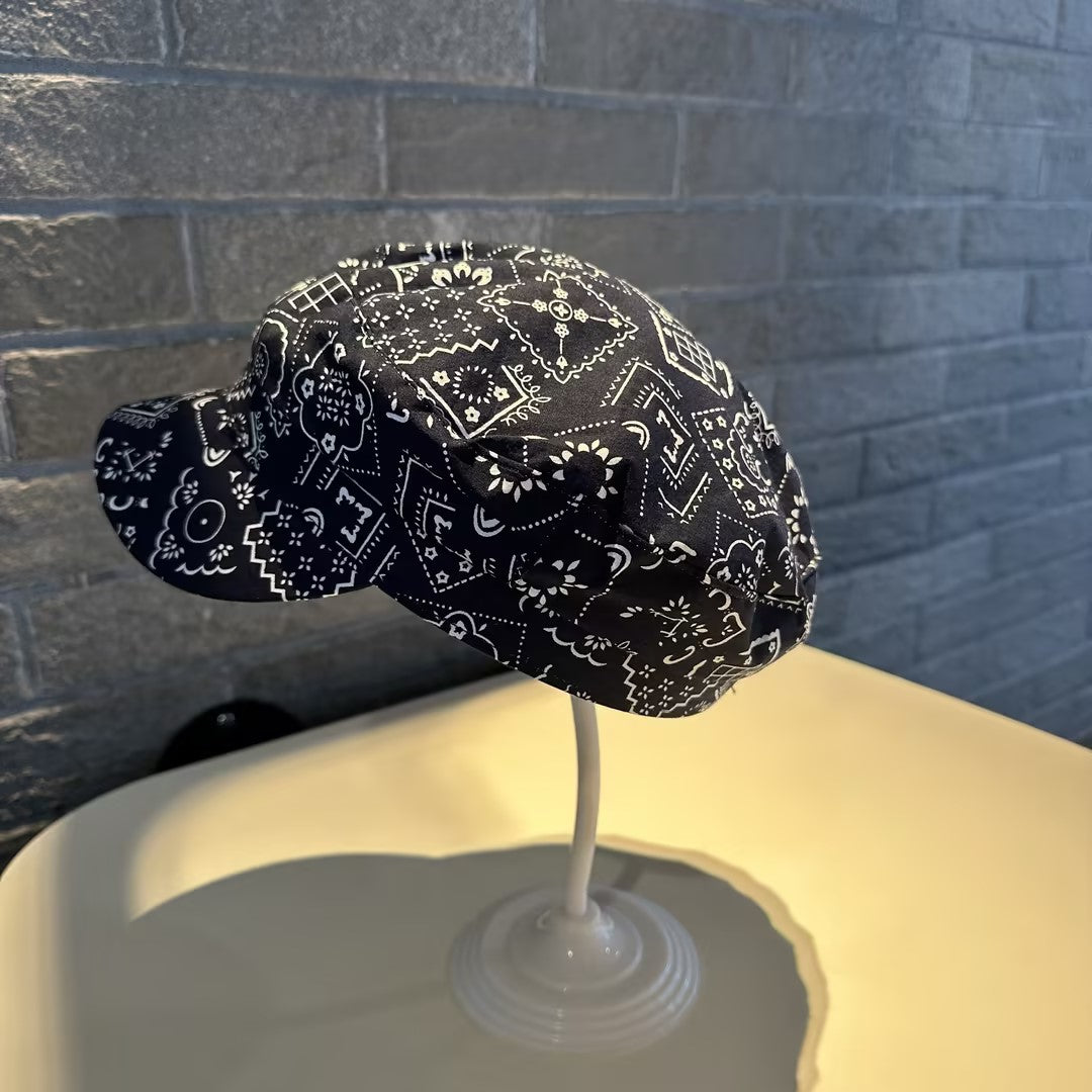 Printed Cap Fashionable Korean Style Versatile Outdoor Accessory