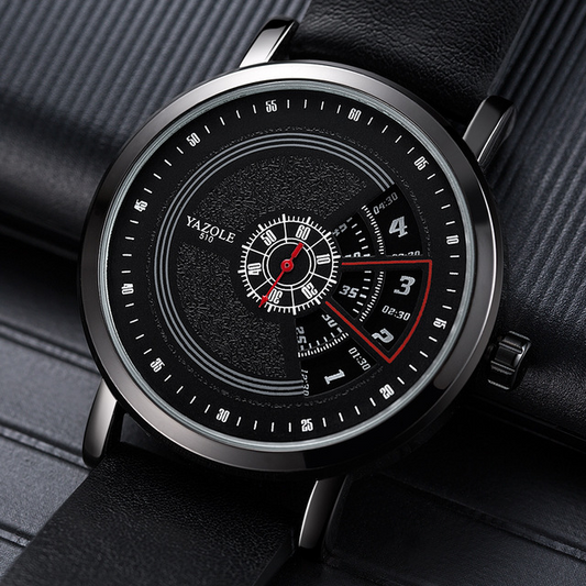 Turntable waterproof men's watch