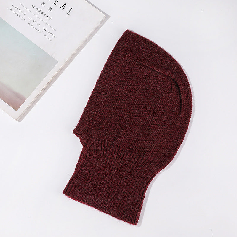 Lovers' Hat Scarf Integrated Windproof Pullover
