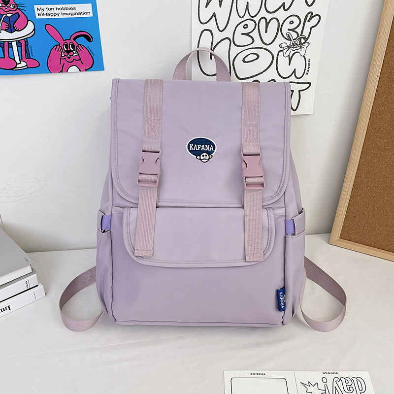 Women's Fashion Simple Large Capacity Schoolbag