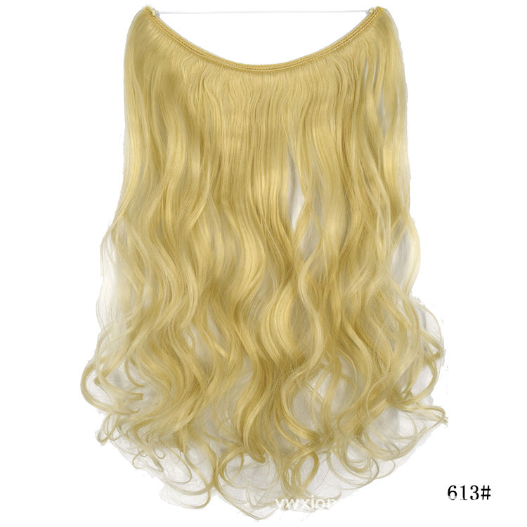 Women's One-piece Seamless Hair Extension Wig Set