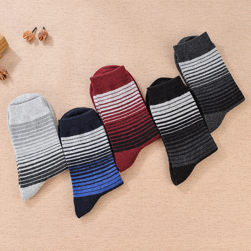 Thickened medium tube ladies cashmere socks