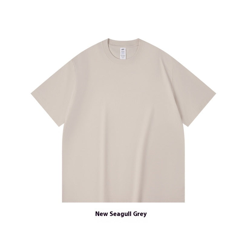Cotton Heavy Round Neck Cultural T-shirt Advertising Shirt