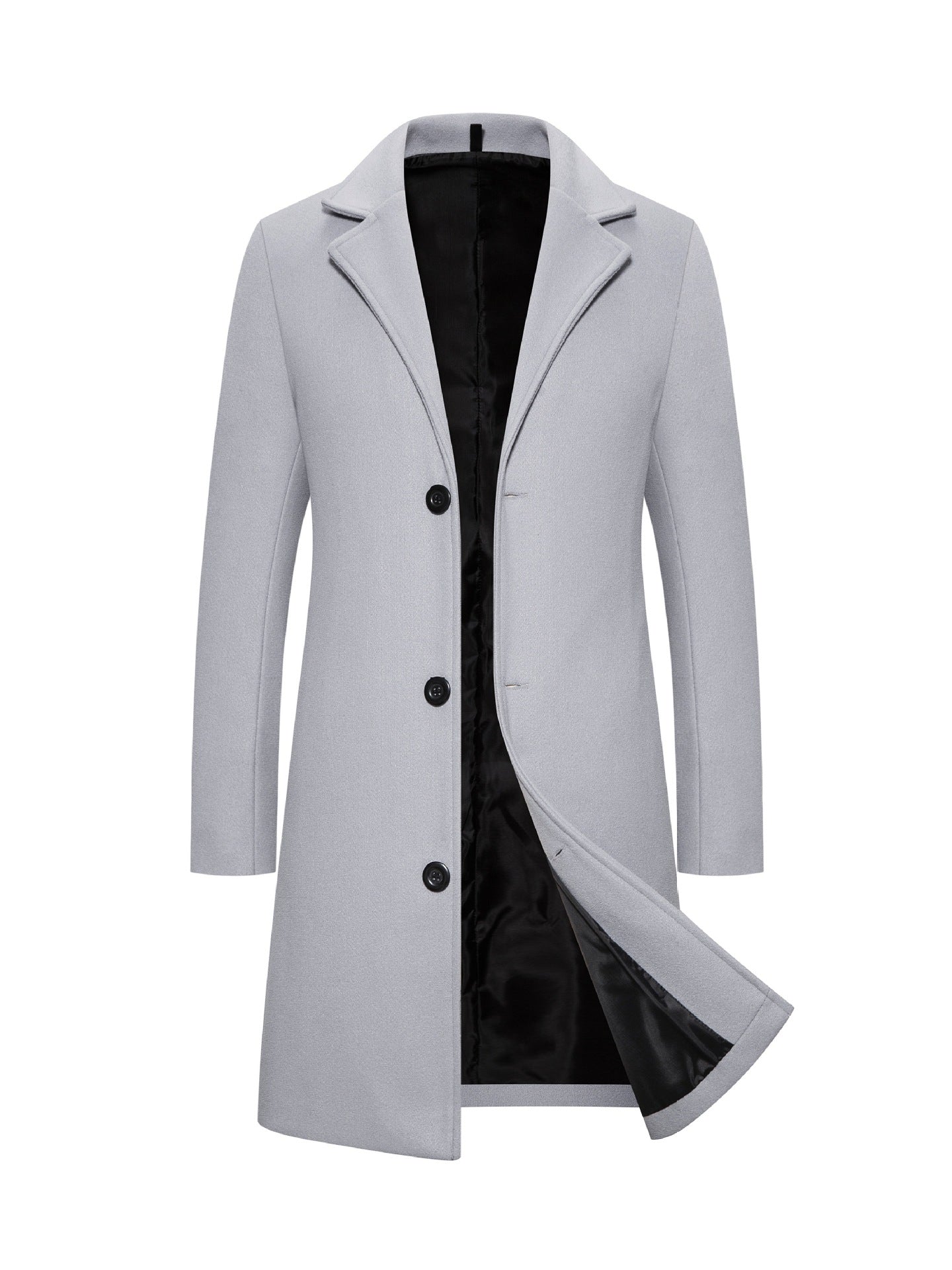 Woolen Plus Size Casual Style Coat