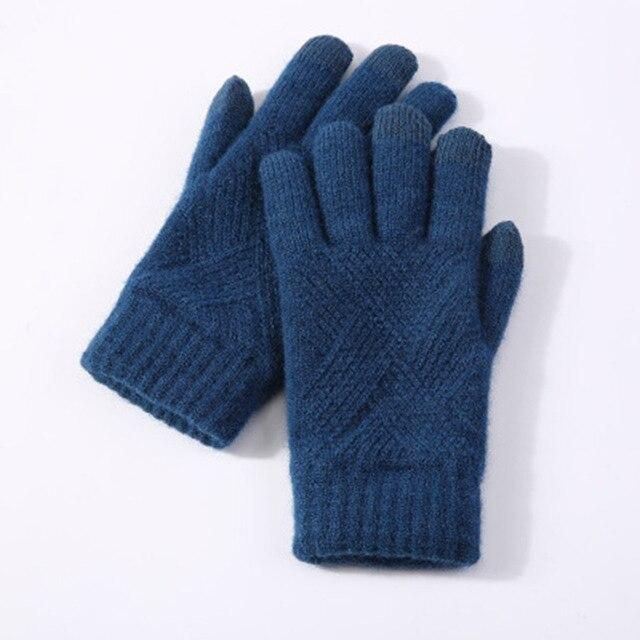 Wool Touch Screen Gloves For Men And Women In Winter