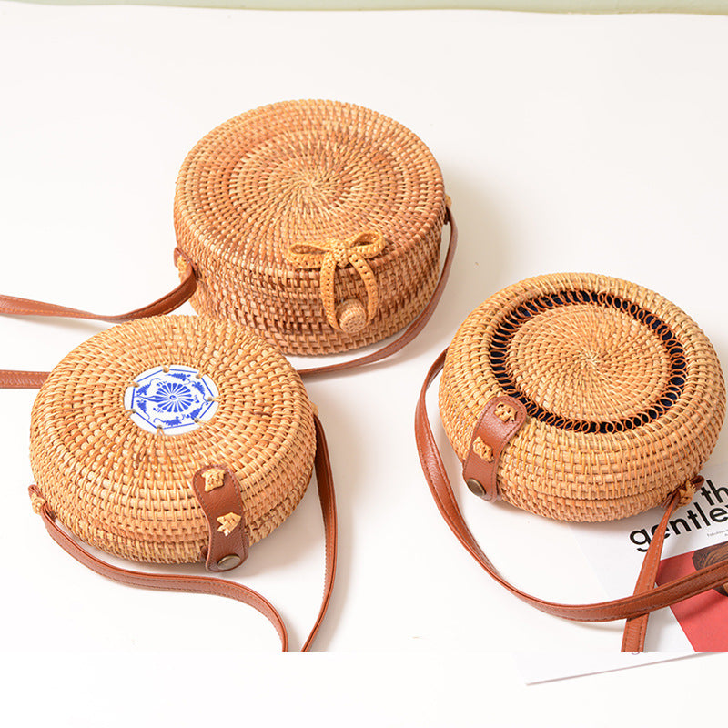 Rattan ins mini bag hollow bag