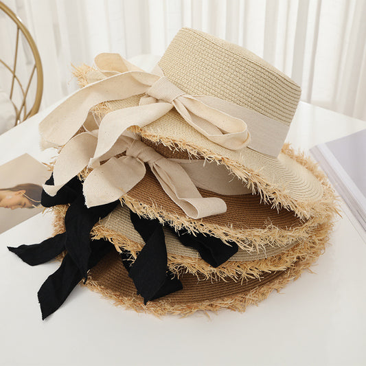 Summer Ladies Sunscreen Braided Straw Hat