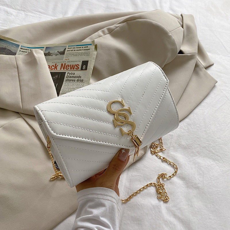 Kæde Crossbody Fashion Bogstav Frynset Tote Taske