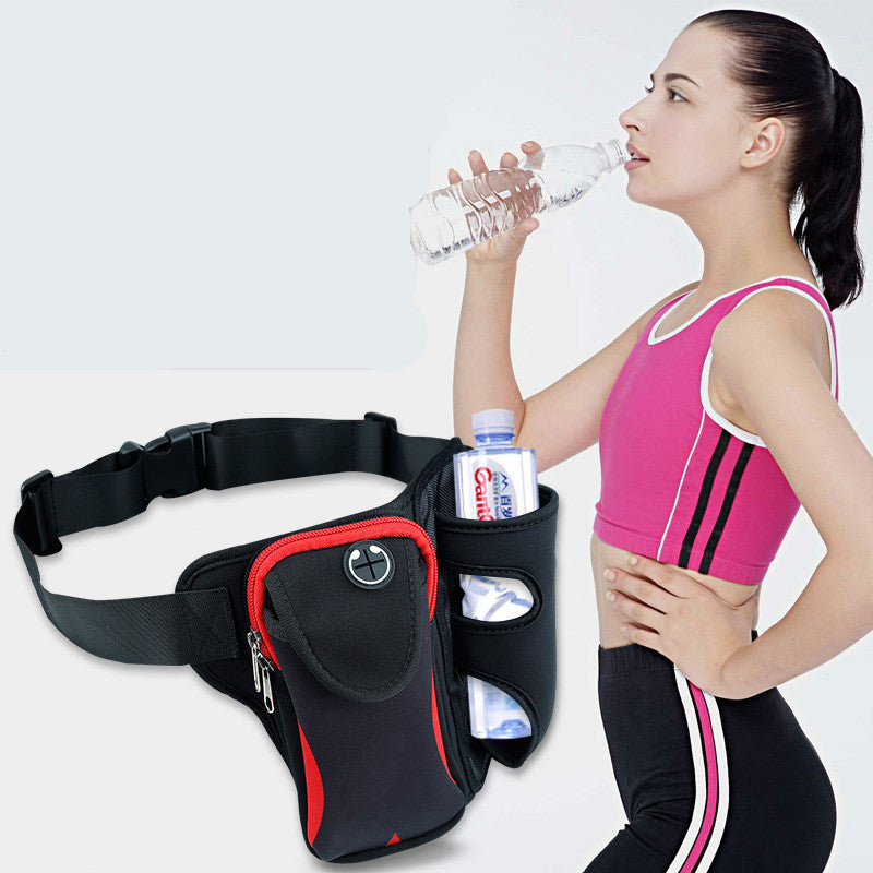 Vente directe d'usine sac de taille en plein air sport sac de taille étanche hommes et femmes bouteille d'eau bouteille d'eau sac de taille sac de poitrine sac de taille en cours d'exécution en gros