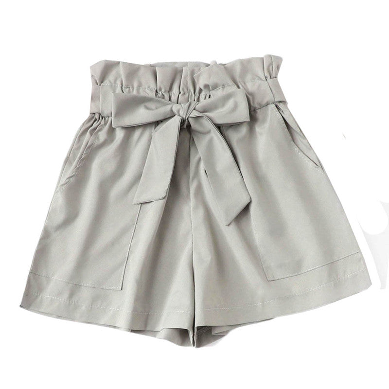 Loose mid-waist women's shorts