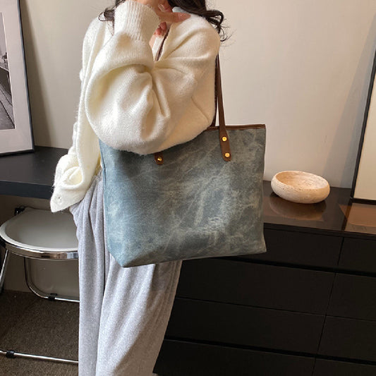 Ladies New Versatile Textured One-shoulder Bag