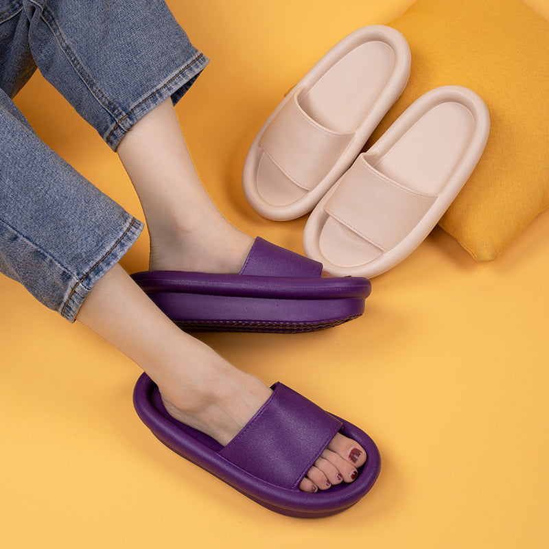 Men's And Women's Candy Color Heightening Platform Sandals And Slippers