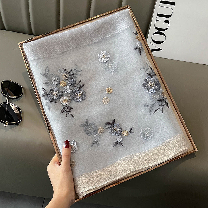 Women's Wild Korean Style Affordable Luxury Style Autumn And Winter Warm Scarf