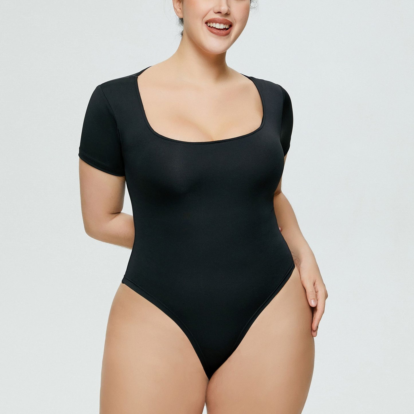 European And American Sexy Siamese Fit Hot Girl Women's Outer Wear Pure Color Tight Jumpsuit