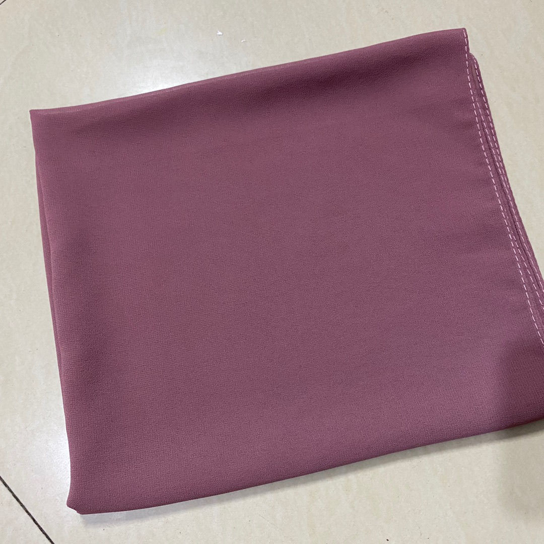 Fashion Casual Solid Color Chiffon Long Scarf