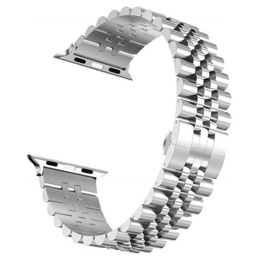 Compatible with Apple, Iwatch solid steel belt