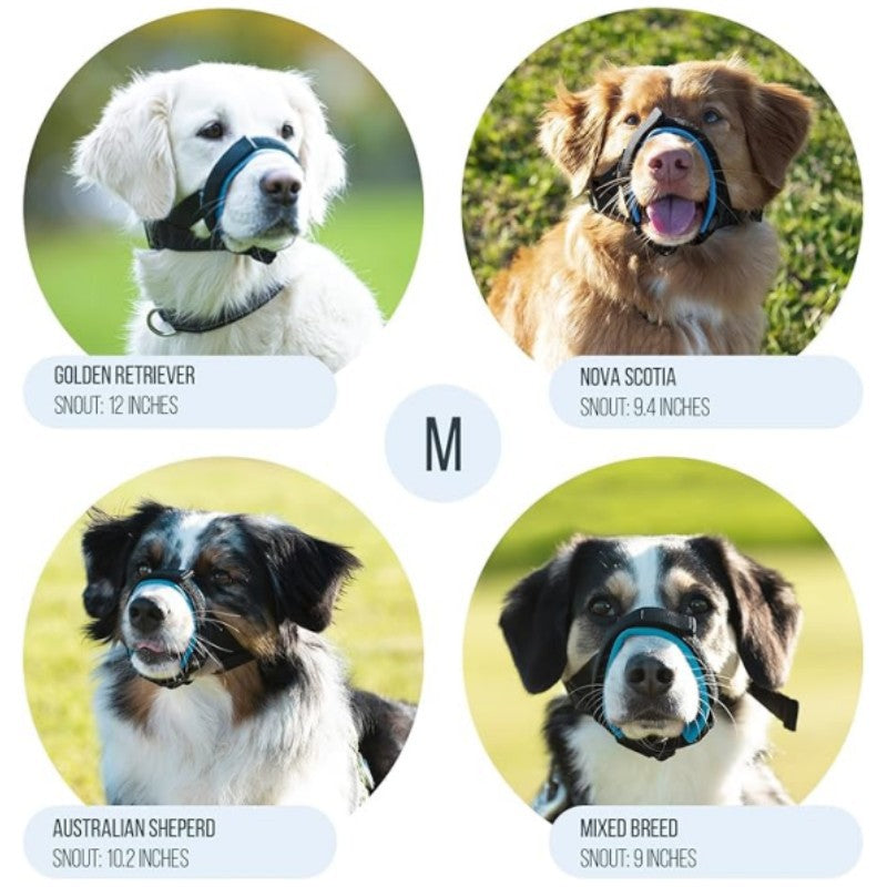 Kæledyr Hund Mundkurv Flere Størrelser Næsepartier Sømløs Hundemundkurv Åndbar Anti-gøen
