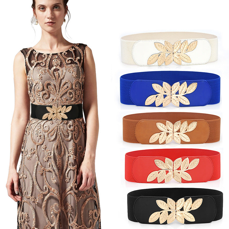 Palace vintage engraving leaf belt