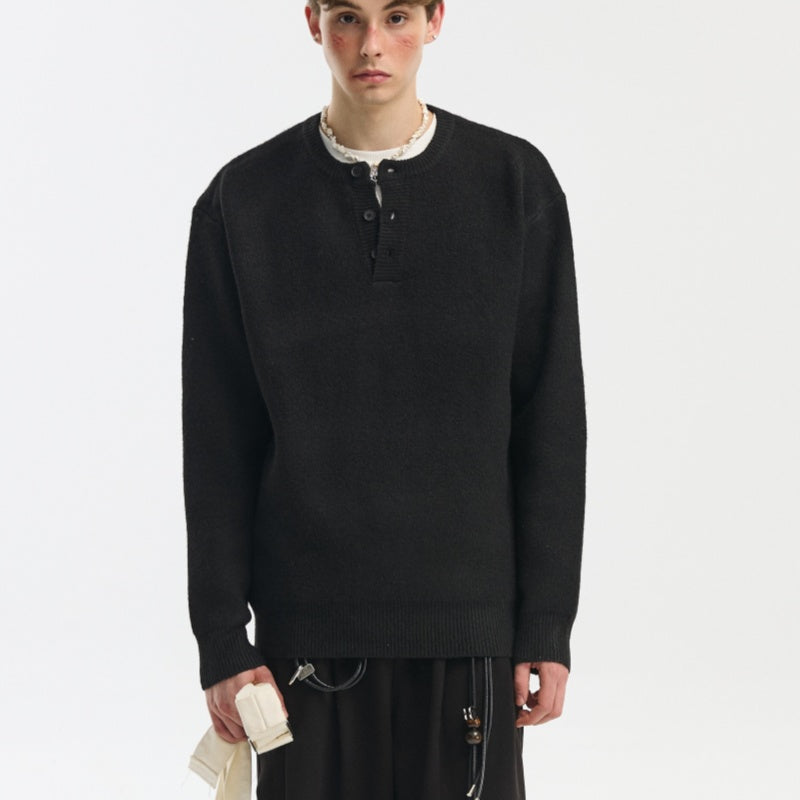 Men's Pullover Sweater Autumn And Winter American Lazy Style