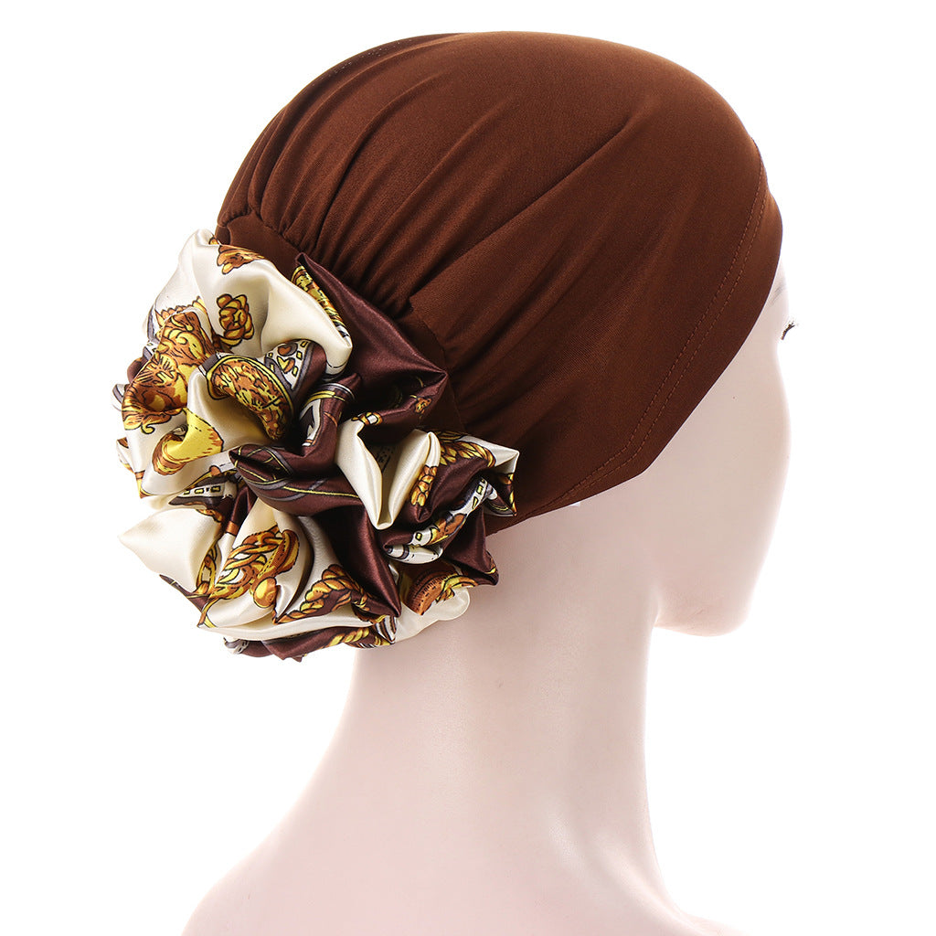 Women's Fashion Multicolor Tapestry Scarf Hat
