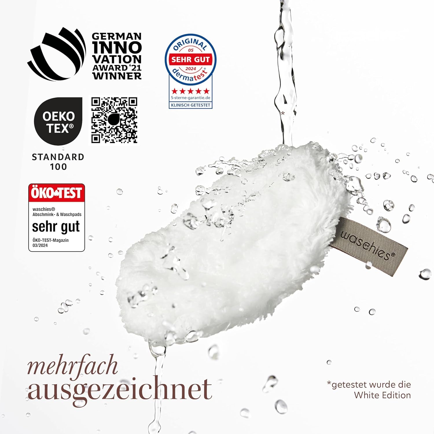 Juego De 6 Almohadillas Desmaquillantes – Albaricoque – Lavables, Reutilizables E Hipoalergénicas, Limpieza Facial Suave – Todos Los Tipos De Piel – Alternativa a Las Almohadillas De Algodón