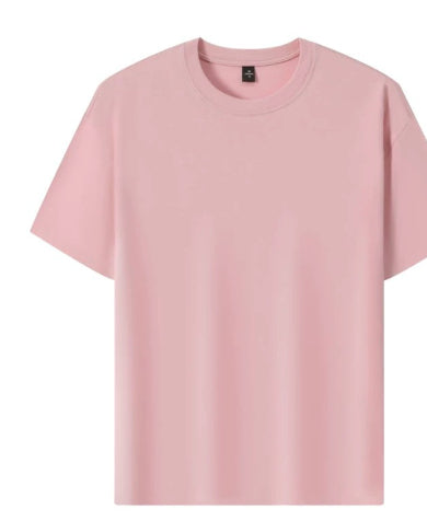 Cotton Round Neck Short Sleeve T-shirt