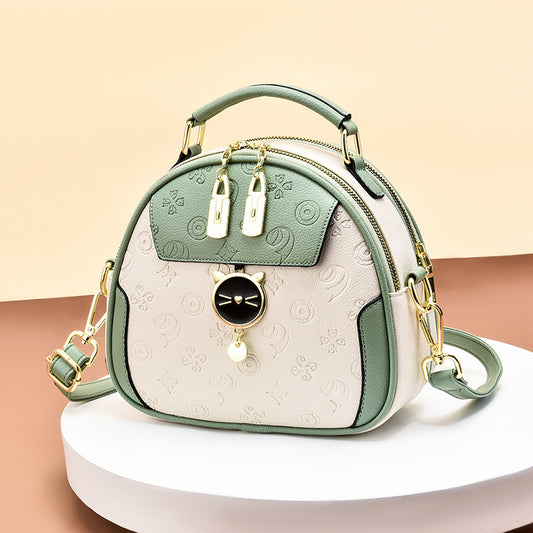 New Women's Cat Shoulder Bag Send Handbag