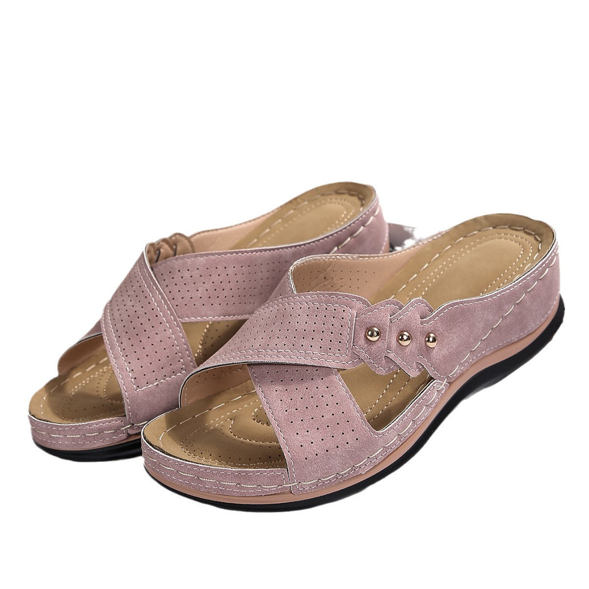 Large Size Flat Bottom Non-slip Light Slippers