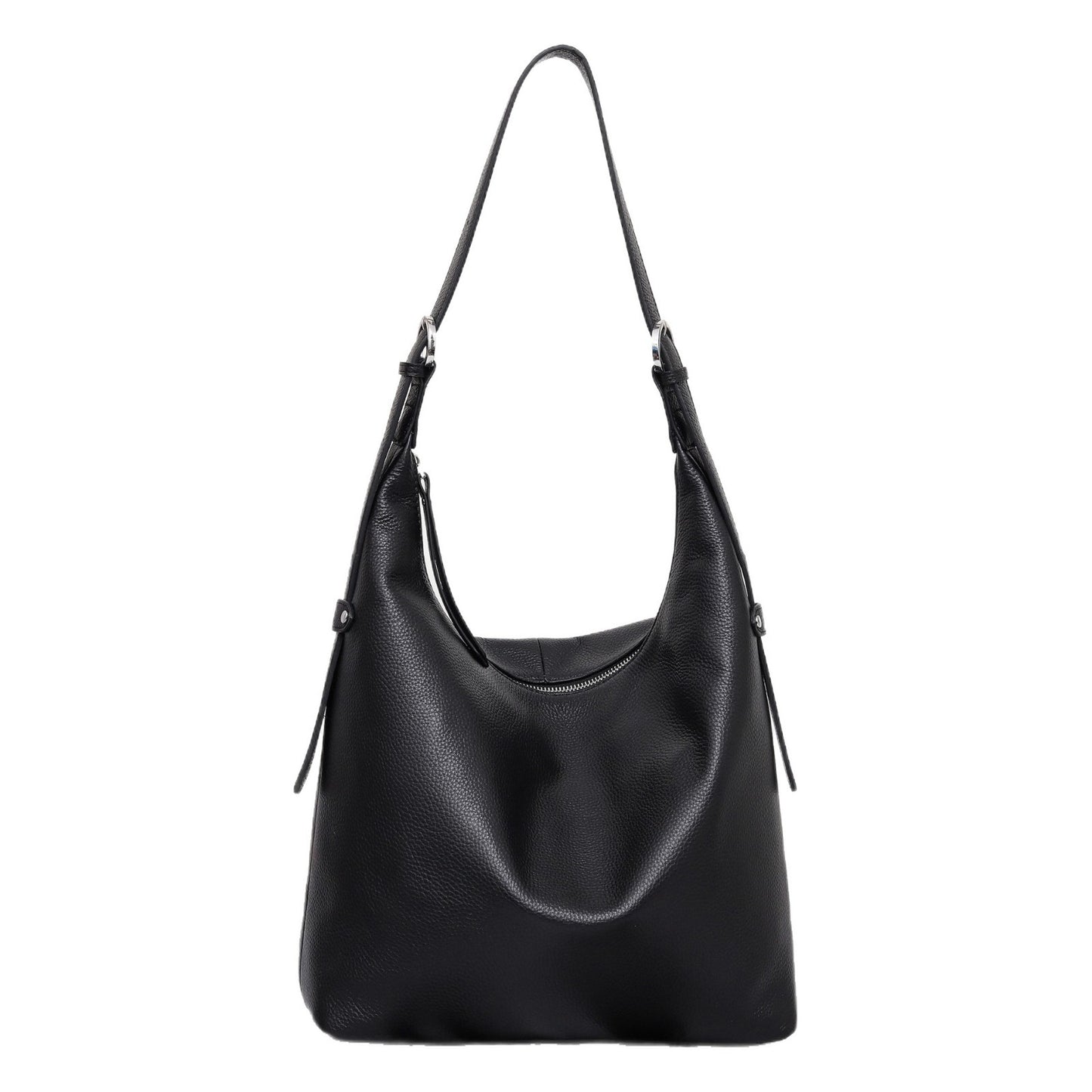 Dame Stilfuld Afslappet Crossbody Taske Med En Ægte Lædertekstur