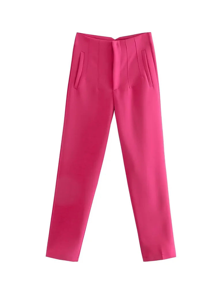 Women's Fashion Multi-color Trousers
